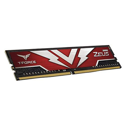 TEAMGROUP T-Force Zeus DDR4 32GB Single (1 x 32GB) 2666MHz (PC4-21300) CL19 Desktop Gaming Memory Module Ram - TTZD432G2666HC1901