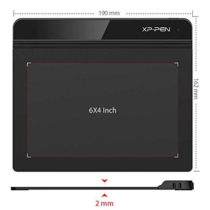 XP-Pen StarG640 6x4 Inch Ultrathin Tablet Drawing Tablet Digital Graphics Tablet with Battery-Free Stylus(8192 Levels Pressure)