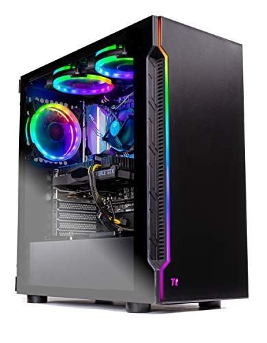 Skytech Shadow Gaming Computer PC Desktop – Intel Core i5 9400F 2.9GHz, GTX 1660 6G, 500GB SSD, 8GB DDR4 3000MHz, RGB Fans, Windows 10 Home 64-bit, 802.11AC Wi-Fi