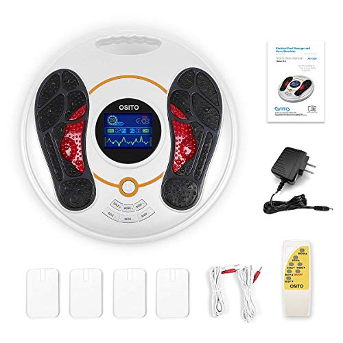 Foot Health Machine - Electronic Pulse Therapy for Feet Legs Circulation and Neuropathy - Electrical Medical Foot Massager to Relax Tired Feet Ankles & Relieve Pain, Swelling & Reduce Foot Leg Cramps