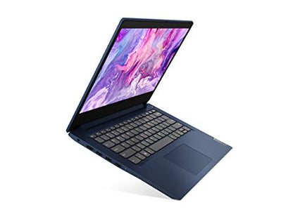 Lenovo IdeaPad 3 14" Laptop, 14.0" FHD 1920 x 1080 Display, AMD Ryzen 5 3500U Processor, 8GB DDR4 RAM, 256GB SSD, AMD Radeon Vega 8 Graphics, Narrow Bezel, Windows 10, 81W0003QUS, Abyss Blue