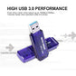 Micro Center SuperSpeed 2 Pack 64GB USB 3.0 Flash Drive Gum Size Memory Stick Thumb Drive Data Storage Jump Drive (64G 2-Pack)