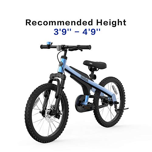 Segway Ninebot Kid’s Bike for Boys and Girls, 18 inch with Kickstand, Blue