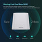 MeshForce Whole Home Mesh WiFi System M3 Suite (1 WiFi Point + 2 WiFi Dot) - Dual Band WiFi System Router Replacement and Wall Plug Extender - High Performance Wireless Coverage for 5+ Bedrooms Home