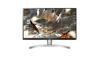 LG 27UL650-W 27 Inch 4K UHD LED Monitor with VESA DisplayHDR 400, White