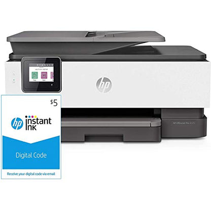 HP OfficeJet Pro 8025 All-in-One Wireless Printer (1KR57A) and Instant Ink $5 Prepaid Code