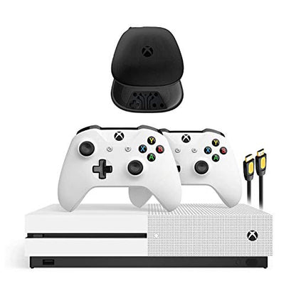 Xbox One S 1TB HDD with Two Wireless Controllers (Previous Model), and Mytrix Accessories for Xbox