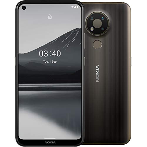 Nokia 3.4 Unlocked Android Smartphone with 3/64 GB Memory, 6.39-Inch HD+ Screen, Triple Camera, and 2-Day Battery, Charcoal (AT&T/T-Mobile/Cricket/Tracfone/Simple Mobile/Mint/Ultra Mobile)