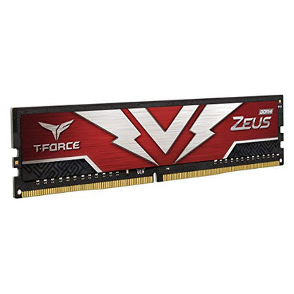 TEAMGROUP T-Force Zeus DDR4 32GB Single (1 x 32GB) 2666MHz (PC4-21300) CL19 Desktop Gaming Memory Module Ram - TTZD432G2666HC1901