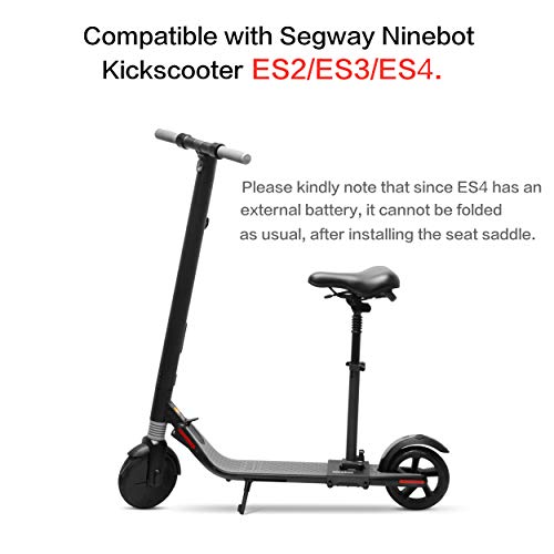 Segway Ninebot Adjustable Seat Saddle for ES1/ES2/ES4 Kick Scooters
