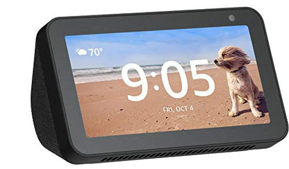 Echo Show 5 -- Smart display with Alexa – stay connected with video calling - Charcoal