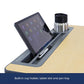 Ergotron Height-Adjustable Mobile Desk – 16 Inches, Maple