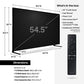 Samsung QN55Q900RBFXZA Flat 55-Inch QLED 8K Q900 Series Ultra HD Smart TV with HDR and Alexa Compatibility