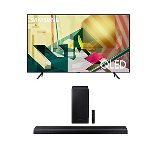 SAMSUNG 85-inch Class QLED Q70T Series - 4K UHD Dual LED Quantum HDR Smart TV with Alexa Built-in + HW-Q800T 3.1.2ch Soundbar with Dolby Atmos/DTS:X and Alexa Built-in (2020)