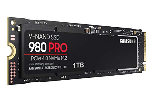 SAMSUNG 980 PRO 1TB PCIe NVMe Gen4 Internal Gaming SSD M.2 (MZ-V8P1T0B)