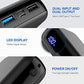 RPMAX Portable Charger Power Bank 26800mAh with Hidden LED Display, Ultra-High Capacity External Battery with Dual Output, Phone Charger Battery Pack for iPhone,iPad,Samsung Galaxy,5V Heated Vest etc.