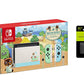 Nintendo Switch with Green and Blue Joy-Con Console - Animal Crossing: New Horizons Edition - Family Christmas Holiday - 6.2" Touchscreen LCD Display, 128GB MicroSD Card Bundle
