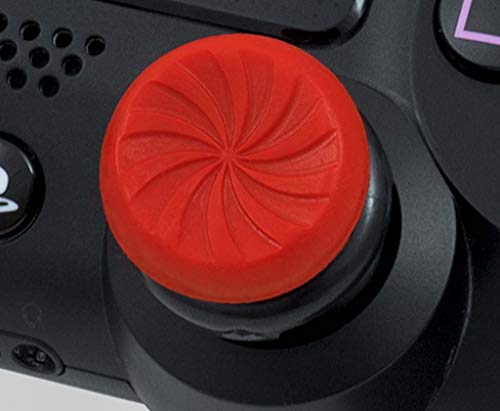KontrolFreek FPS Freek Inferno for Playstation 4 (PS4) Controller | Performance Thumbsticks | 2 High-Rise Concave | Red