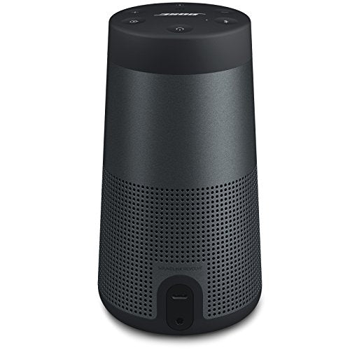 The Bose SoundLink Revolve, the Portable Bluetooth Speaker with 360 Wireless Surround Sound, Triple Black