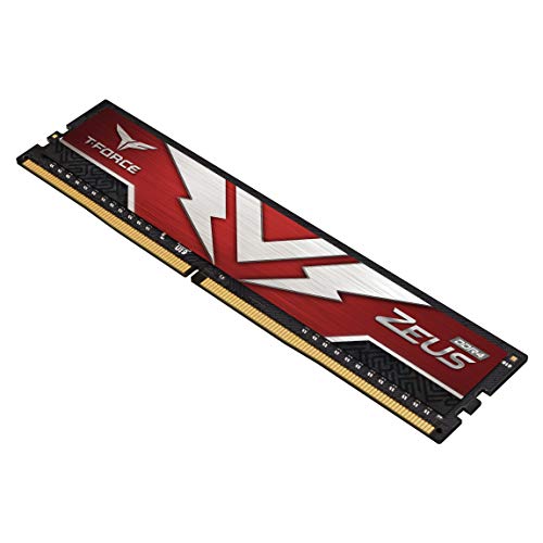 TEAMGROUP T-Force Zeus DDR4 32GB Kit (2 x 16GB) 3200MHz (PC4 25600) CL20 Desktop Gaming Memory Module Ram - TTZD432G3200HC20DC01