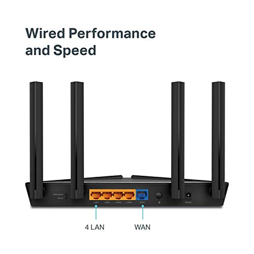 TP-Link Wifi 6 AX1500 Smart WiFi Router (Archer AX10) – 802.11ax Router, 4 Gigabit LAN Ports, Dual Band AX Router,Beamforming,OFDMA, MU-MIMO, Parental Controls, Works with Alexa