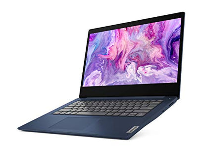 Lenovo IdeaPad 3 14" Laptop, 14.0" FHD 1920 x 1080 Display, AMD Ryzen 5 3500U Processor, 8GB DDR4 RAM, 256GB SSD, AMD Radeon Vega 8 Graphics, Narrow Bezel, Windows 10, 81W0003QUS, Abyss Blue