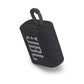 JBL Go 3: Portable Speaker with Bluetooth, Built-in Battery, Waterproof and Dustproof Feature - Black (Renewed)
