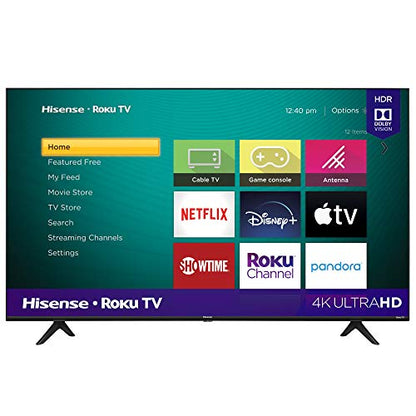 Hisense 50-Inch Class R6090G Roku 4K UHD Smart TV with Alexa Compatibility (50R6090G, 2020 Model)