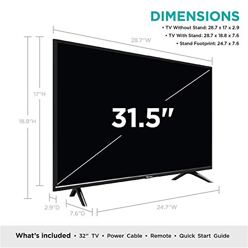 Hisense 32-Inch 32H5500F Class H55 Series Android Smart TV with Voice Remote (2020 Model)