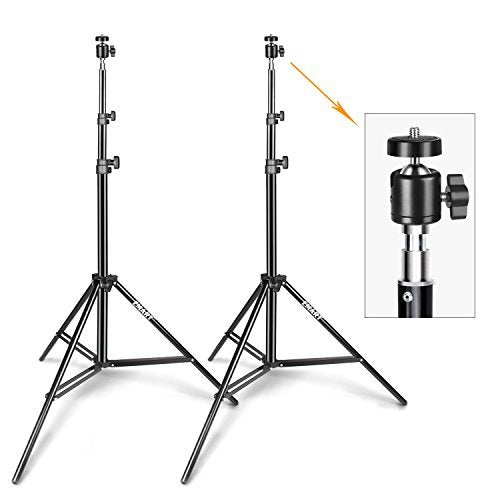 Emart 6.2ft VR Gaming Stand with Adjustable Vive Mini Ball Head for Video, HTC Vive VR, Portrait, Product Photography, etc. (2 Pack)