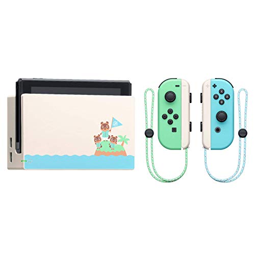 Nintendo 2020 Switch Console Family Christmas Holiday Bundle - Animal Crossing: New Horizons Edition + NexiGo_128GB MicroSD Card + 4K HDMI Cable Bundle