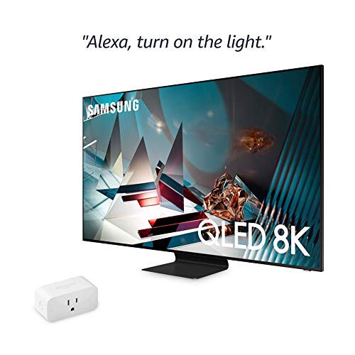Samsung 65-inch Class QLED Q800T Series - Real 8K Resolution Direct Full Array 24X Quantum HDR 16X Smart TV with Alexa Built-in (QN65Q800TAFXZA, 2020 Model) with Amazon Smart Plug