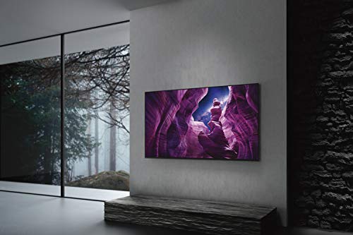 Sony A8H 55 Inch TV: BRAVIA OLED 4K Ultra HD Smart TV with HDR and Alexa Compatibility - 2020 Model with SU-WL855 Ultra Slim Wall-Mount Bracket