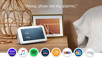 Echo Show 5 -- Smart display with Alexa – stay connected with video calling - Sandstone