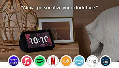 Echo Show 5 -- Smart display with Alexa – stay connected with video calling - Charcoal
