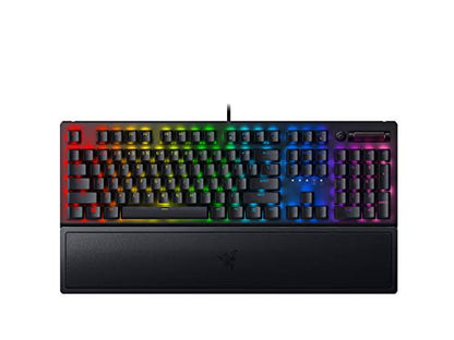 Razer BlackWidow V3 Mechanical Gaming Keyboard: Yellow Mechanical Switches - Linear & Silent - Chroma RGB Lighting - Compact Form Factor - Programmable Macro Functionality - USB Passthrough