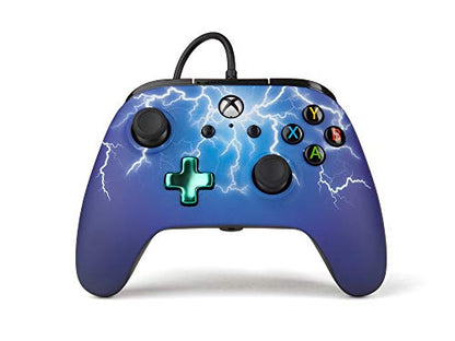 PowerA Enhanced Wired Controller for Xbox One - Spider Lightning