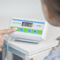 Patient Aid Medical Floor Scale - Portable - Digital Easy Read - High Capacity - Heavy Duty - Home, Hospital & Physician Use - Pound & Kilogram Settings - 12" x 12.5" Platform - 550 lb Limit