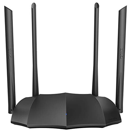 Tenda AC1200 Dual Band Gigabit Smart WiFi Router, 5Ghz High Speed Wireless Internet Router, MU-MIMO, Beamforming, Long Range Coverage by 4x6dBi Antenna, IPv6, Guest WiFi, AP Mode - 2020 New Upgraded