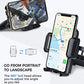 Mpow 051 Car Phone Mount, CD Slot Car Phone Holder, Car Mount with Three-Side Grips and One-Touch Design Compatible iPhone 12/12Mini/12Pro/12Pro Max/11 Series/XR/X/8/8Plus, Galaxy S10/20 Series/S9/S9+