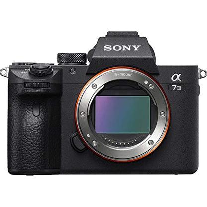 Sony a7 III ILCE7M3/B Full-Frame Mirrorless Interchangeable-Lens Camera with 3-Inch LCD, Black