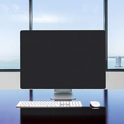 Lightning Power-27 Monitor Dust Cover for Apple iMac Nylon Screen Protector Case with Soft Felt Lining (27" with Fastened Bottom, Black)