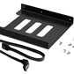 Valuegist 2.5" to 3.5" Internal SSD/HDD Mounting Kit, Metal Bracket Adapter with SATA 3.0 Cable (2pack)