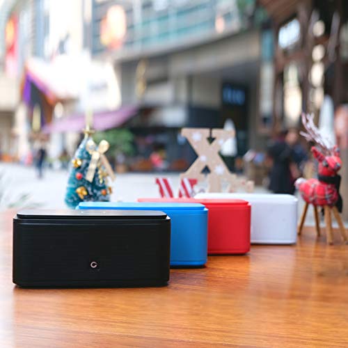 DOSS SoundBox Touch Portable Wireless Bluetooth Speakers with 12W HD Sound and Bass, 20H Playtime, Handsfree, Speakers for Home, Outdoor, Travel-Black