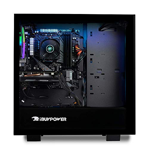 iBUYPOWER Gaming PC Computer Desktop WA563GT4 (AMD Ryzen 3 2300X 3.5GHz, NVIDIA GT 1030 2GB, 8GB DDR4 RAM, 1TB HDD, WiFi Ready, Windows 10 Home)