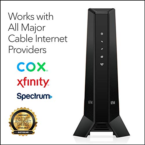 NETGEAR Nighthawk Multi-Gig Cable Modem CM2000 - Compatible with All Cable Providers incl. Xfinity, Spectrum, Cox | for Cable Plans Up to 2.5Gbps | DOCSIS 3.1