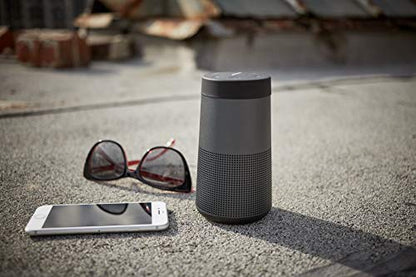 The Bose SoundLink Revolve, the Portable Bluetooth Speaker with 360 Wireless Surround Sound, Triple Black