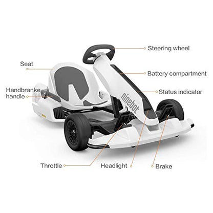 Segway Ninebot Electric GoKart Drift Kit, Outdoor Racer Pedal Car, Ride On Toys (Not Included Ninebot S)