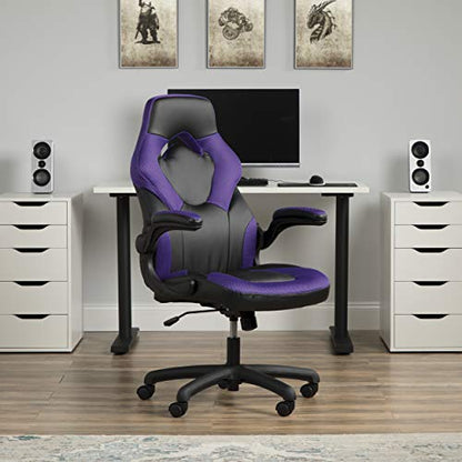 OFM ESS Collection GAMING CHAIR PURPLE, Racing Style