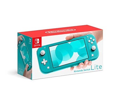 Newest Nintendo Switch Lite - 5.5" Touchscreen Display, Built-in Plus Control Pad - Family Holiday Gaming Bundle - 802.11ac WiFi, Bluetooth 4.1 - iPuzzle 9-in-1 Carrying Case - Turquoise